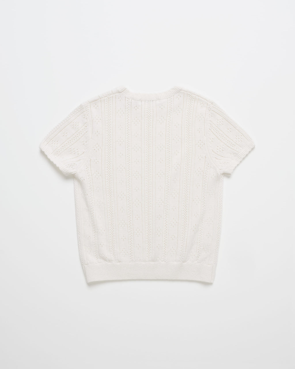 Pointelle Sweater Baby Tee - Image 4