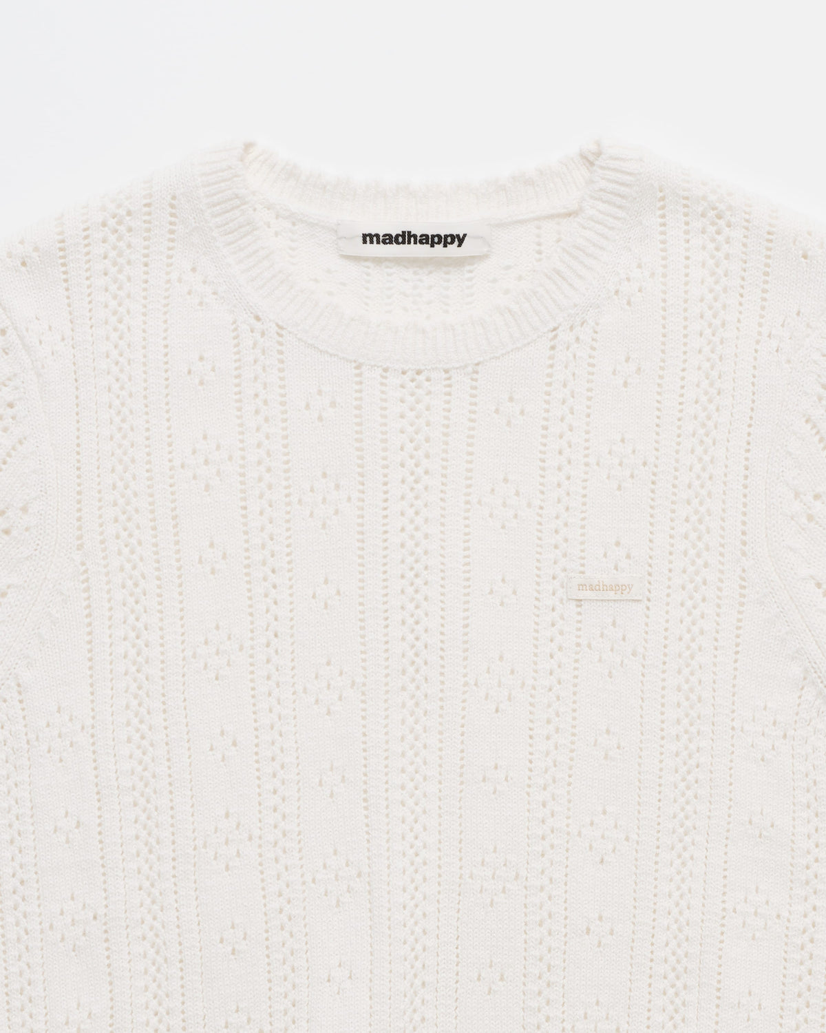 Pointelle Sweater Baby Tee - Image 2