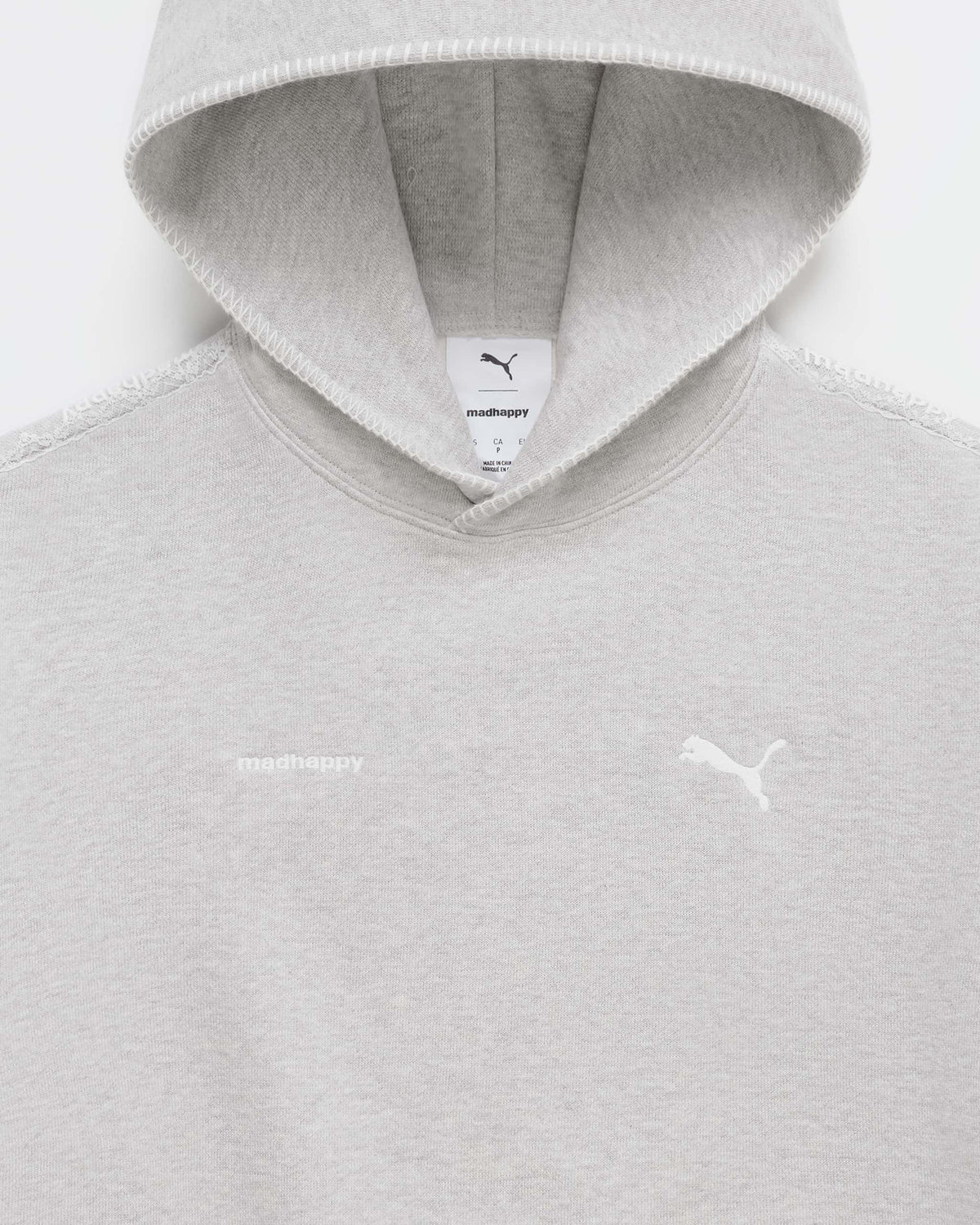 PUMA Lace Trim Fleece Hoodie - Image 2