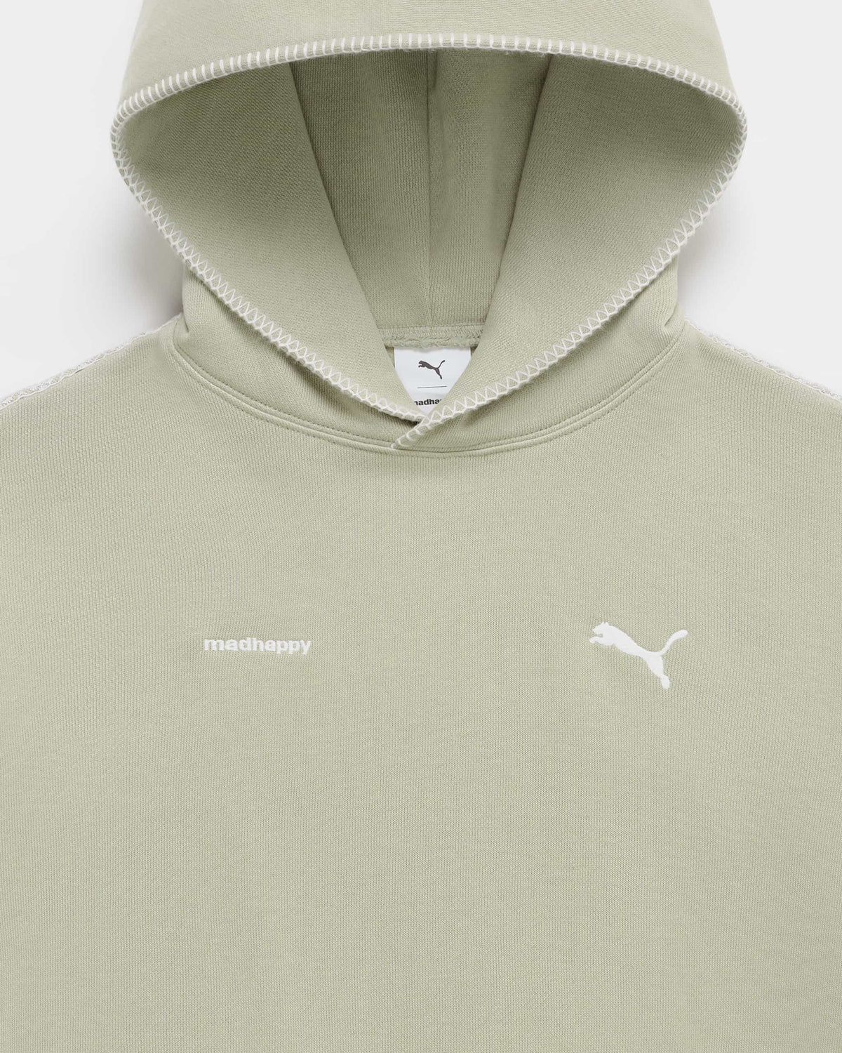 PUMA Lace Trim Fleece Hoodie - Image 2