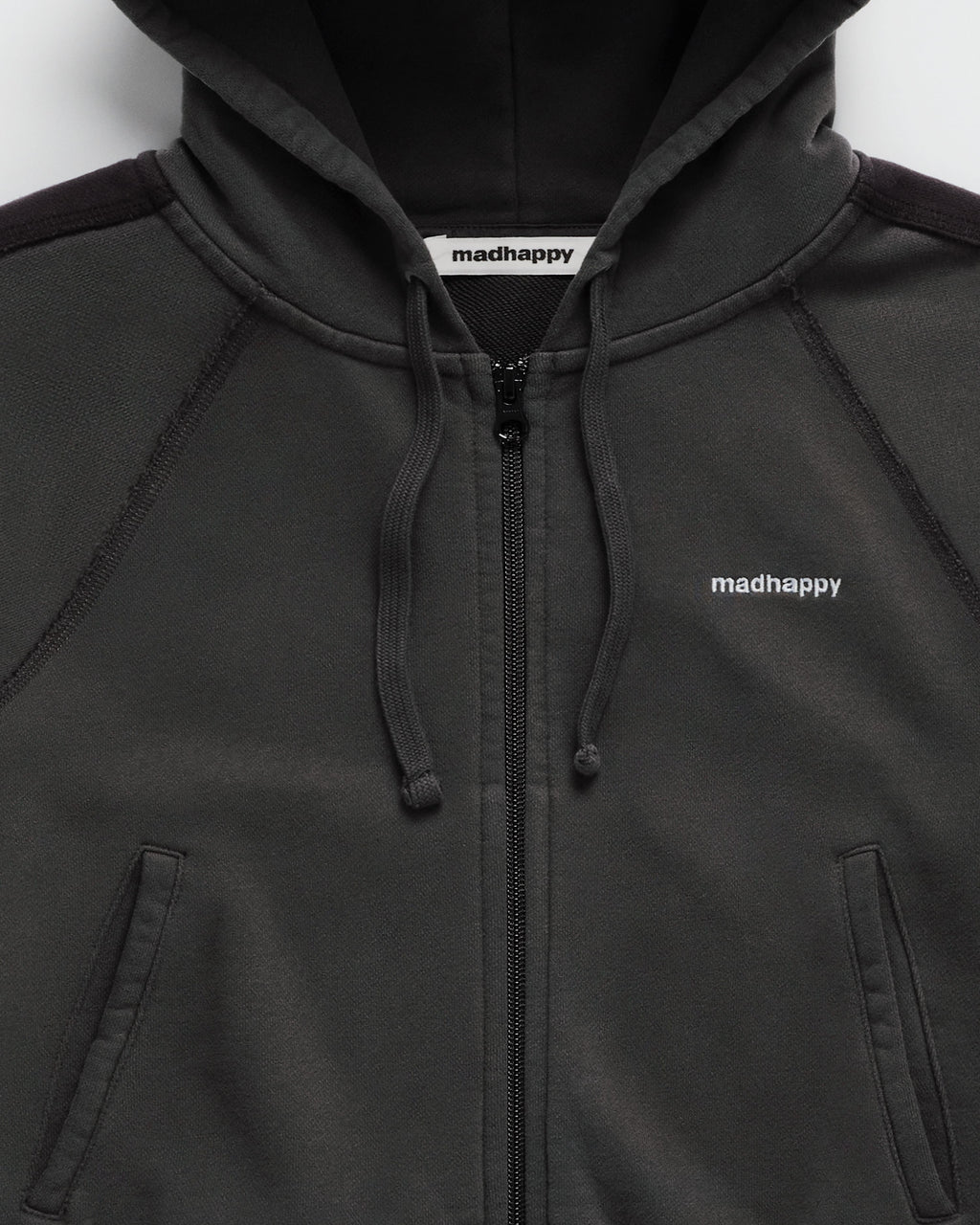 Lounge Cropped French Terry Zip Up - Image 3