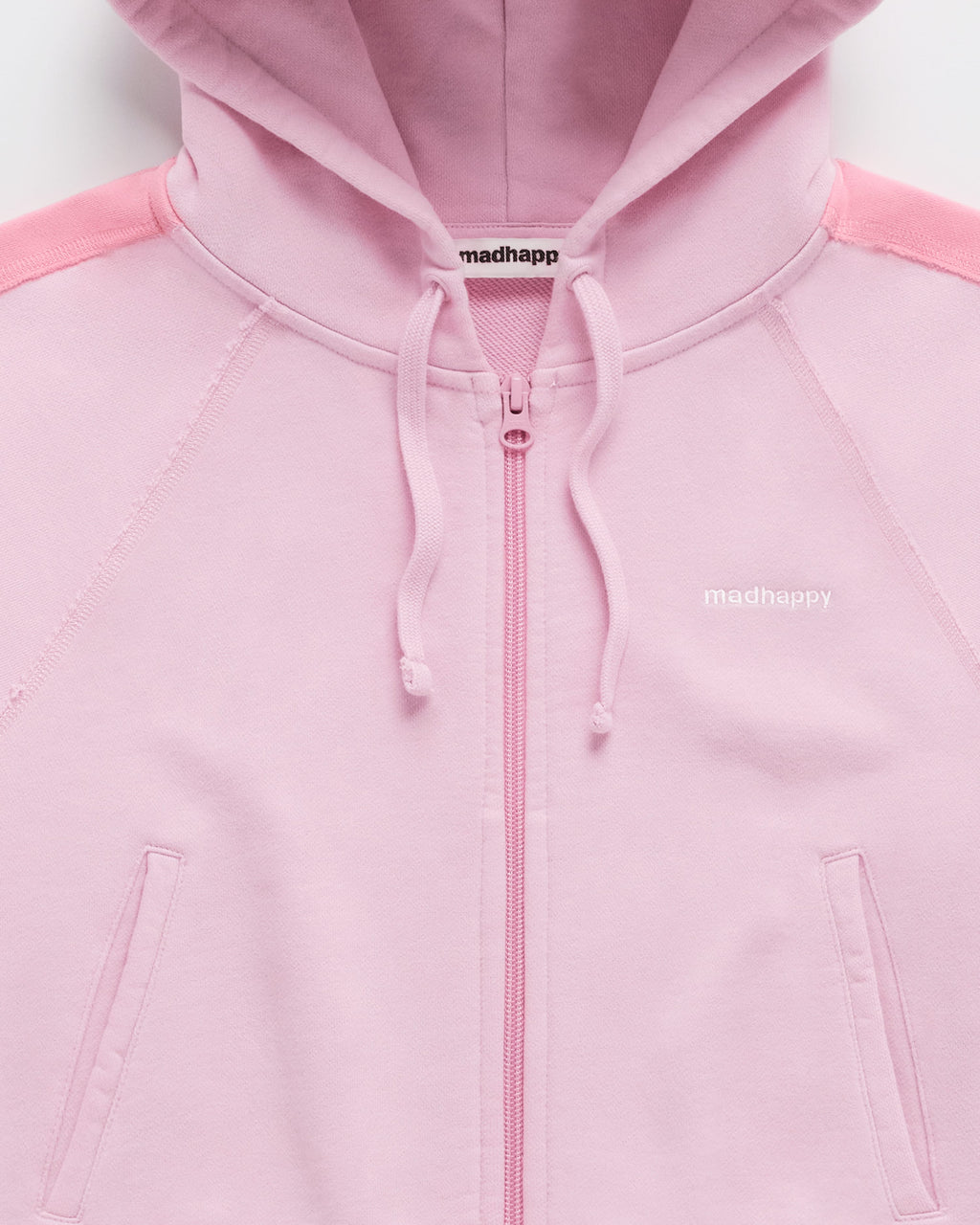 Lounge Cropped French Terry Zip Up - Image 3