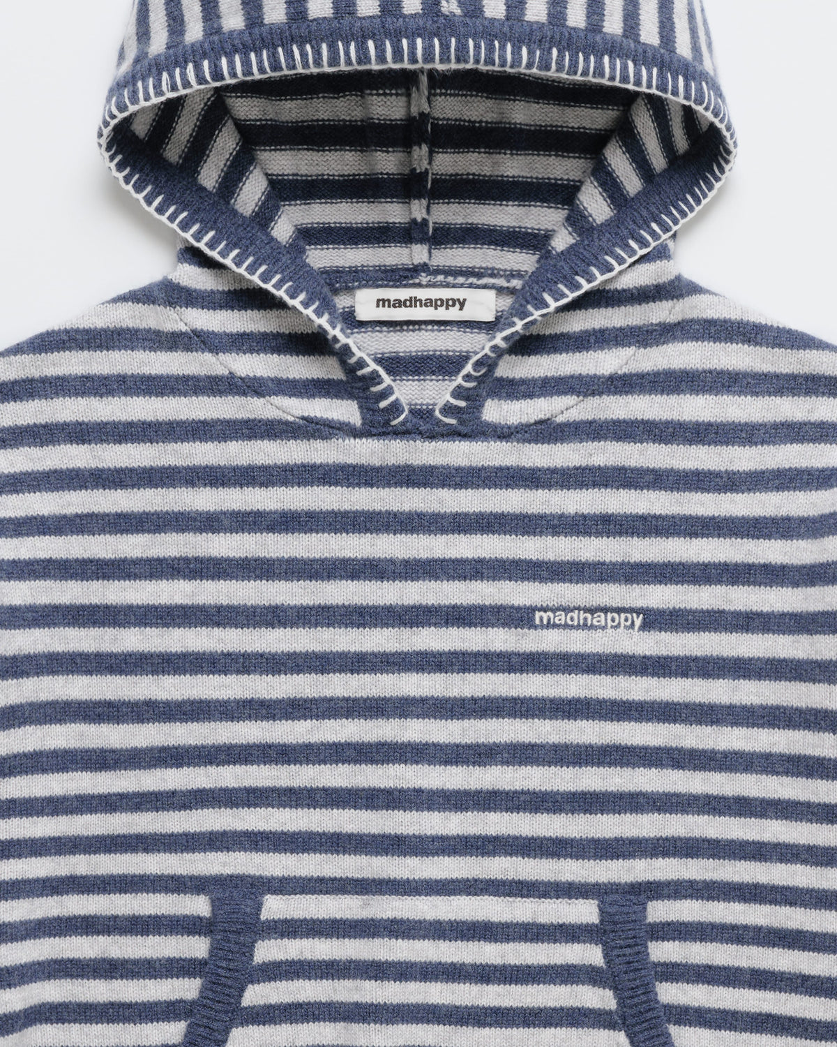 Shrunken Pullover Sweater Hoodie - Image 2