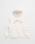 Patchwork Cooper Fleece Hoodie - white