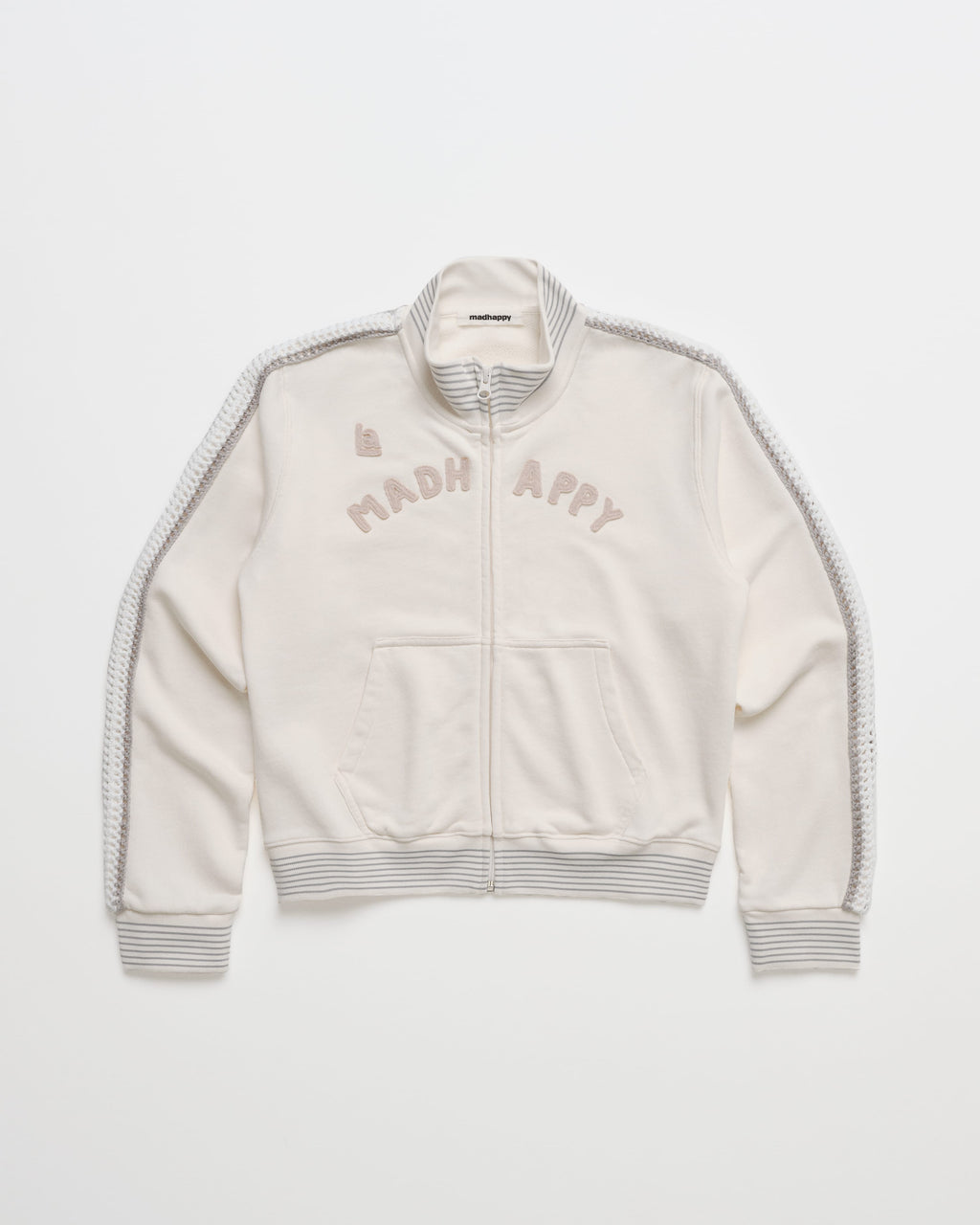 Crochet Trim Track Jacket
