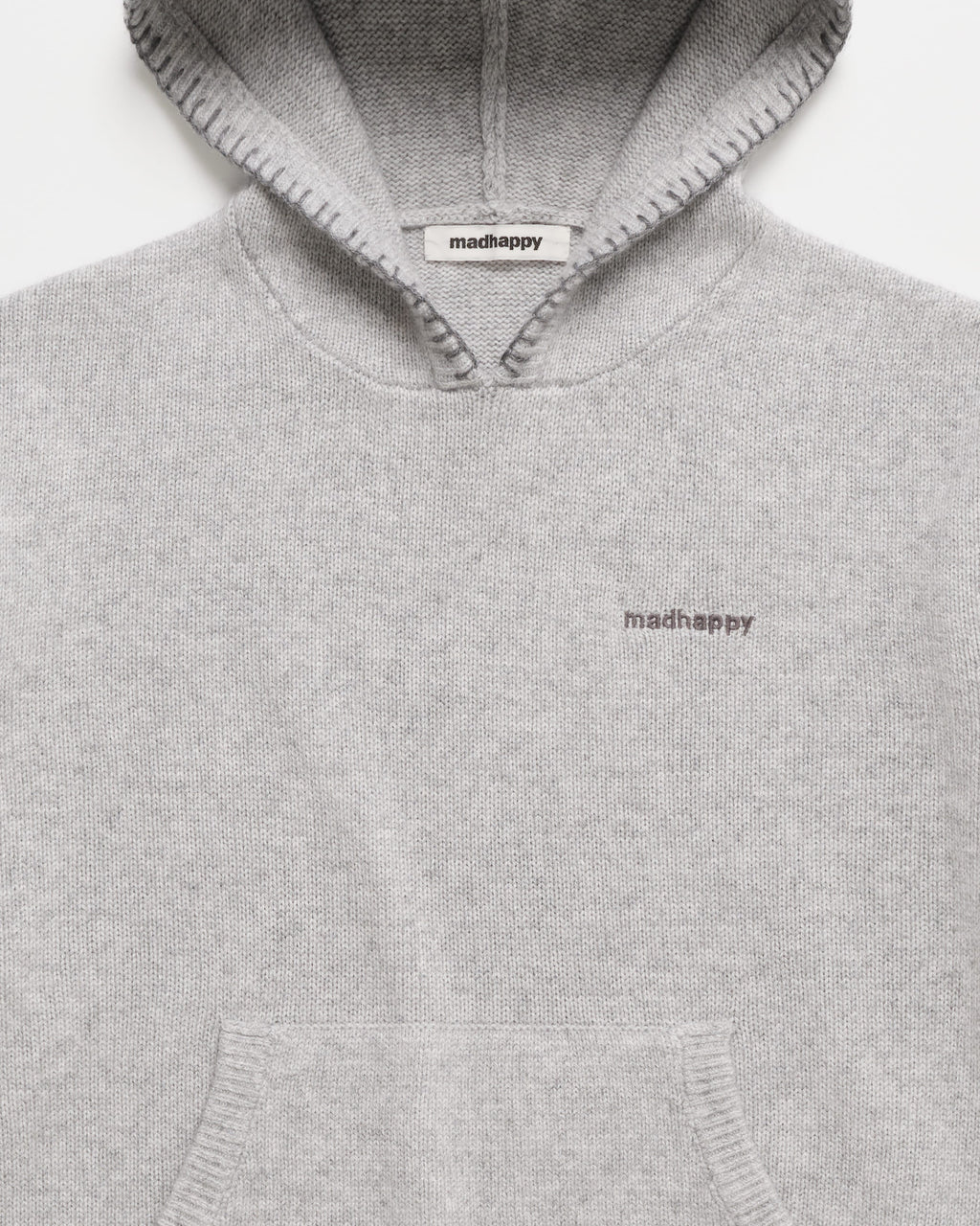 Shrunken Pullover Sweater Hoodie - Image 2