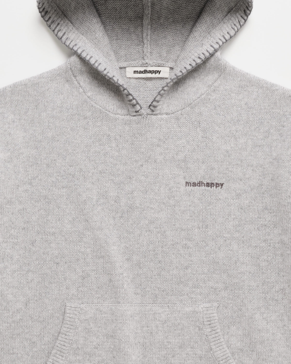 Shrunken Pullover Sweater Hoodie - Image 2