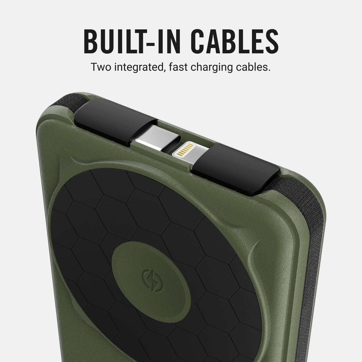 Everyday Charging Kit - iPhone 16 Plus - Matte Olive - Image 5