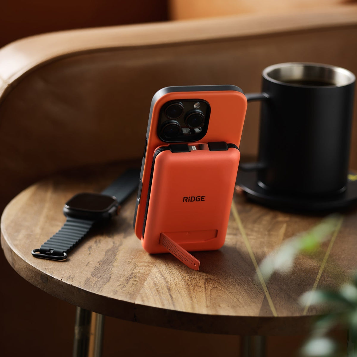 Everyday Charging Kit - iPhone 16 Plus - Basecamp Orange - Image 3