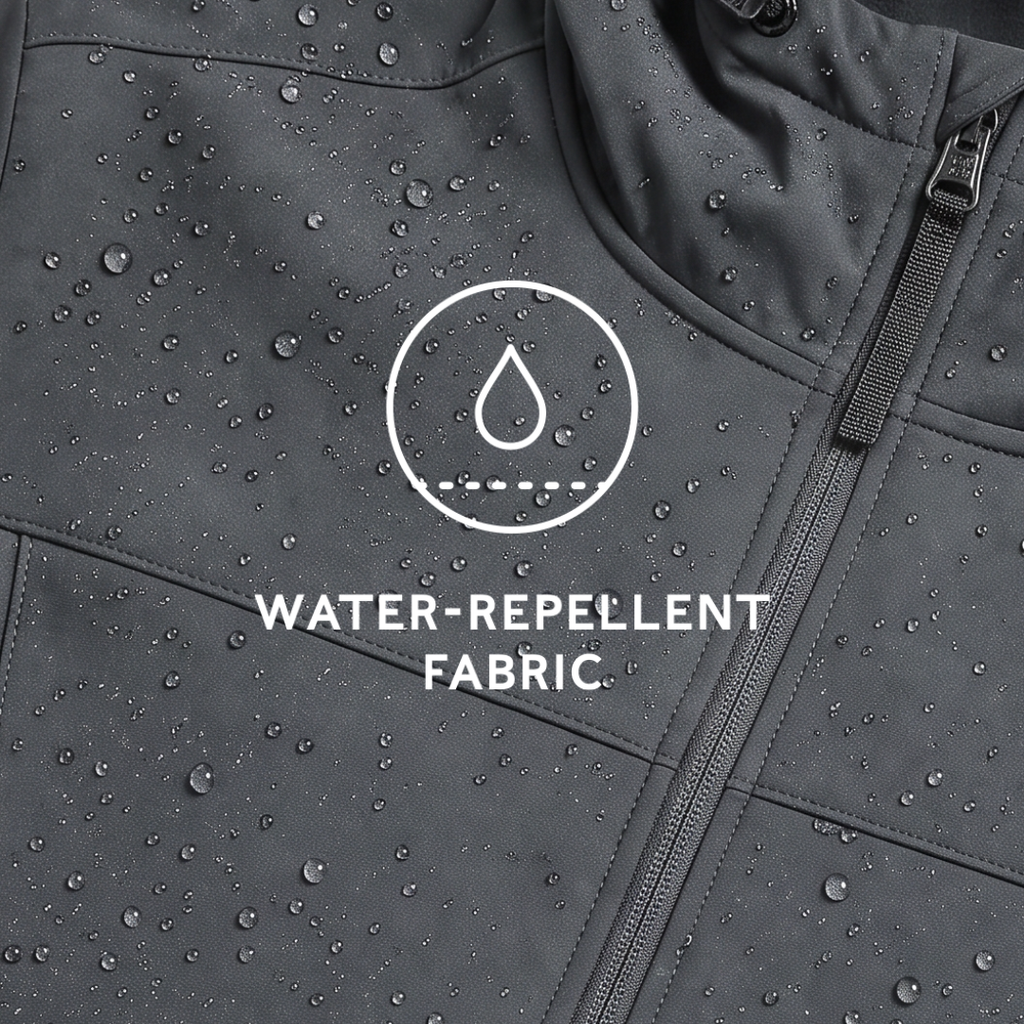 Marina Womens Long Water Resistant Softshell Jacket - Graphite - Image 7