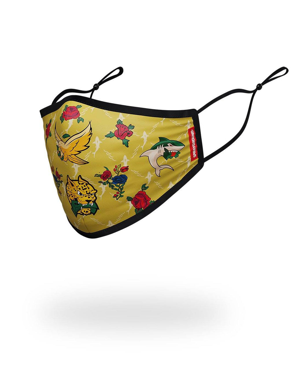 Adult Air Italia Form Fitting Face Mask - Image 2