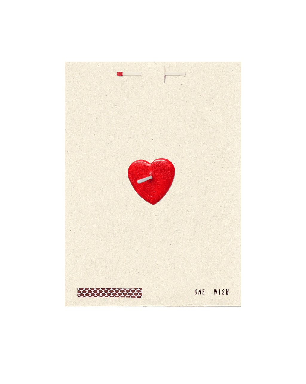 Red Heart Wish Card - Image 2