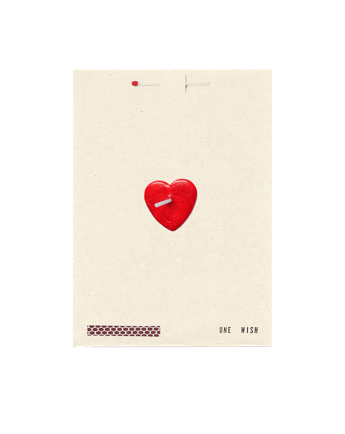Red Heart Wish Card - Image 2