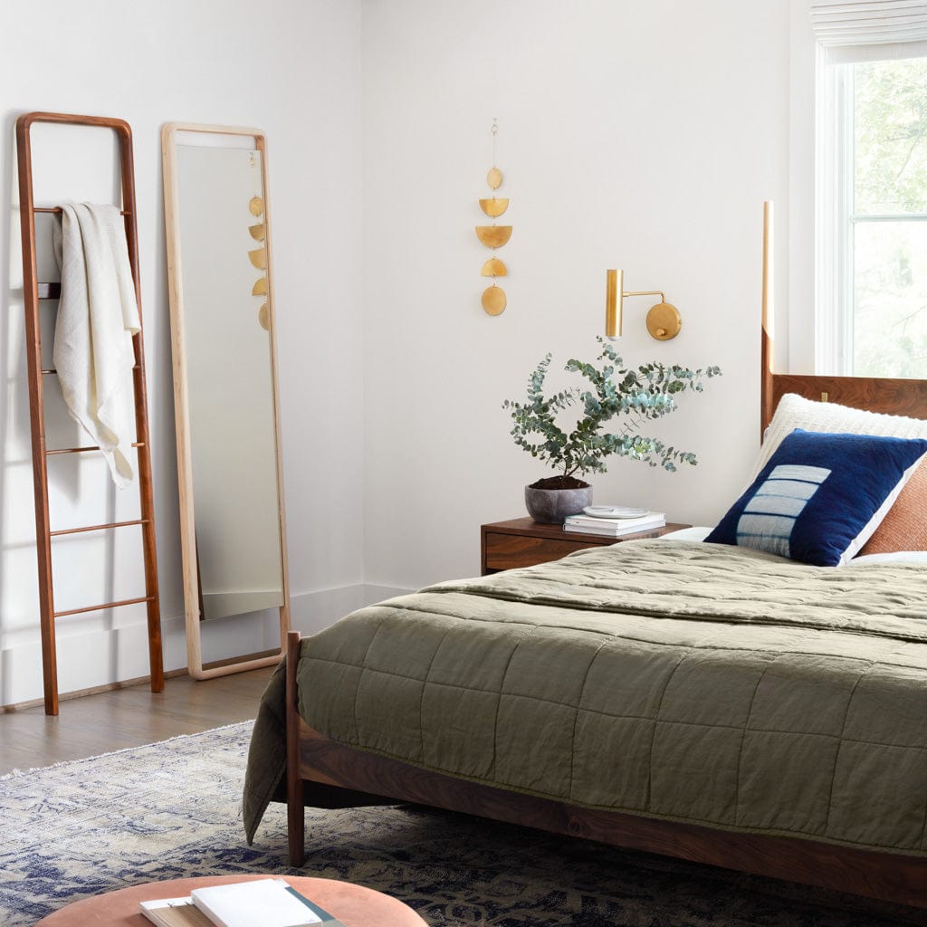 Hinoki Wood Floor Mirror - Image 6