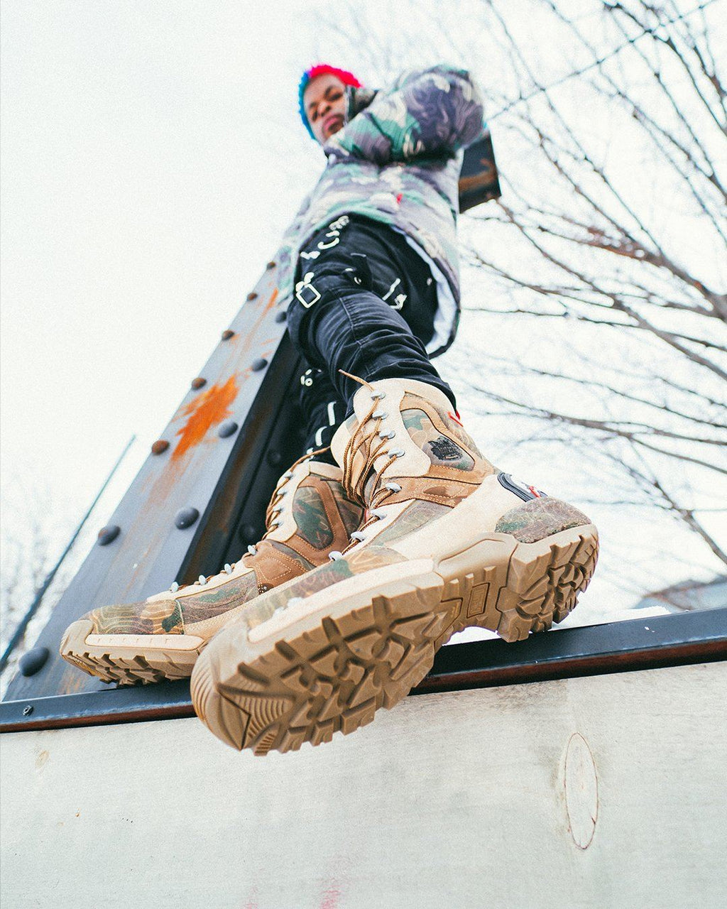 Camo Terrain Fuerza Cobra Paratrooper Boots - Made in Colombia Numbered 1/280 Pairs - Image 7