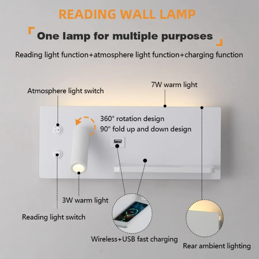 LED Wall Lamp Modern Multifunctional - Image 5