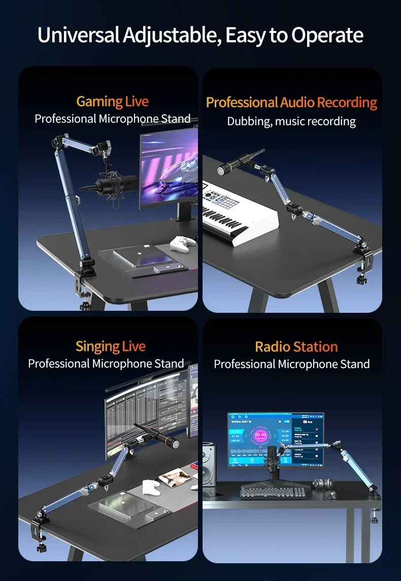 Mic Boom Arm Microphone Stand - Image 8
