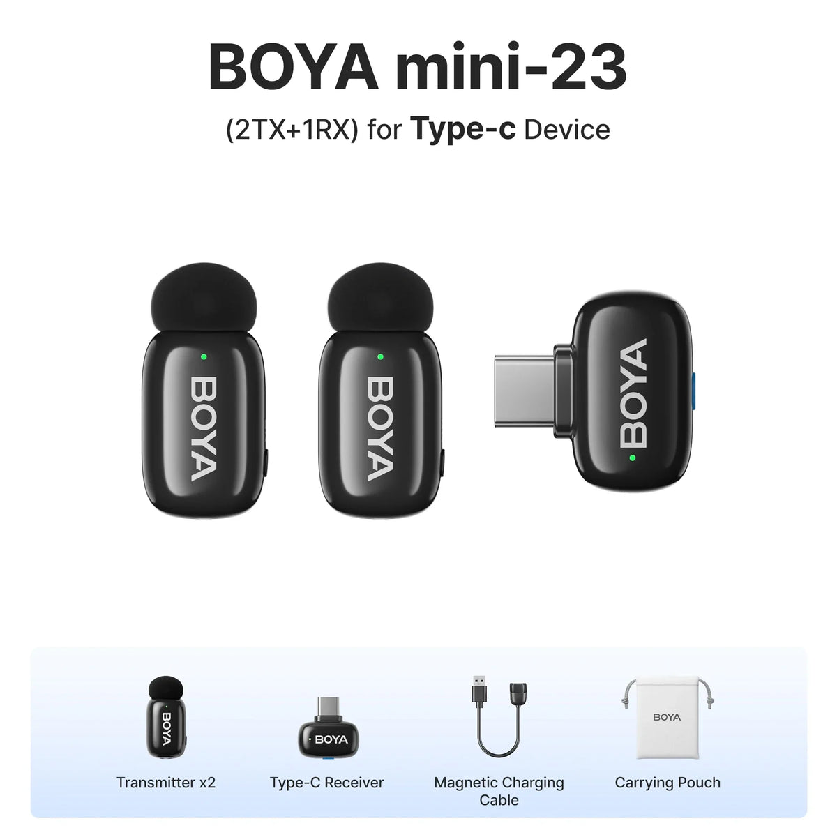 BOYA Mini Wireless Lavalier Lapel Microphone - Image 18