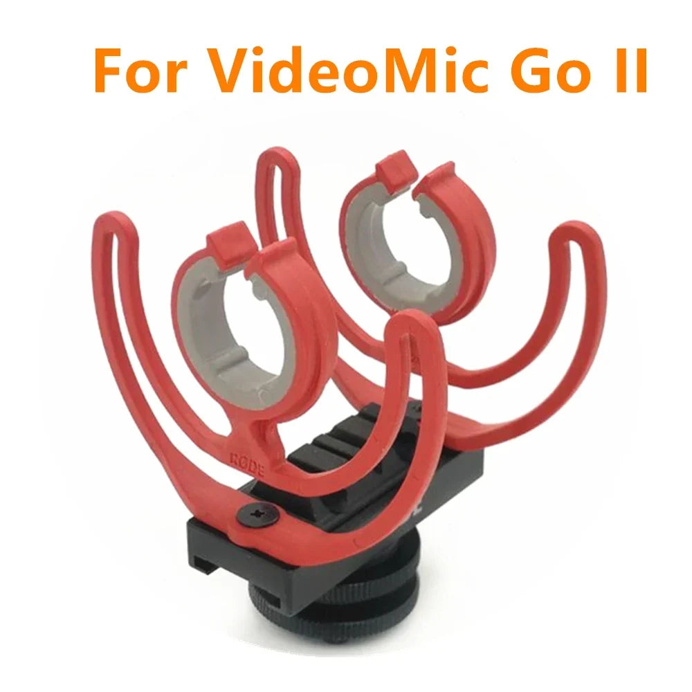 Cold Shoe Microphone Clamp Clip Shockproof Tripod Mount Adapter - Image 8