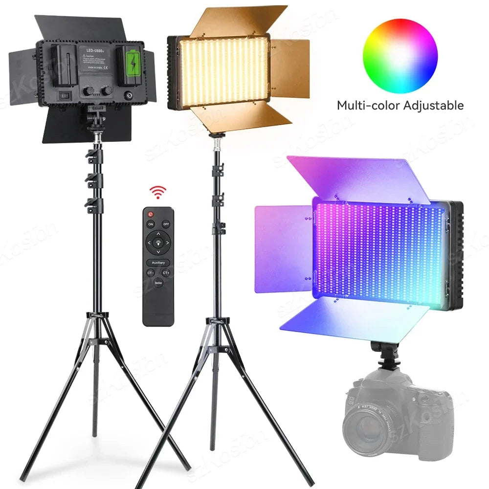 U600 RGB LED Photo Studio Light