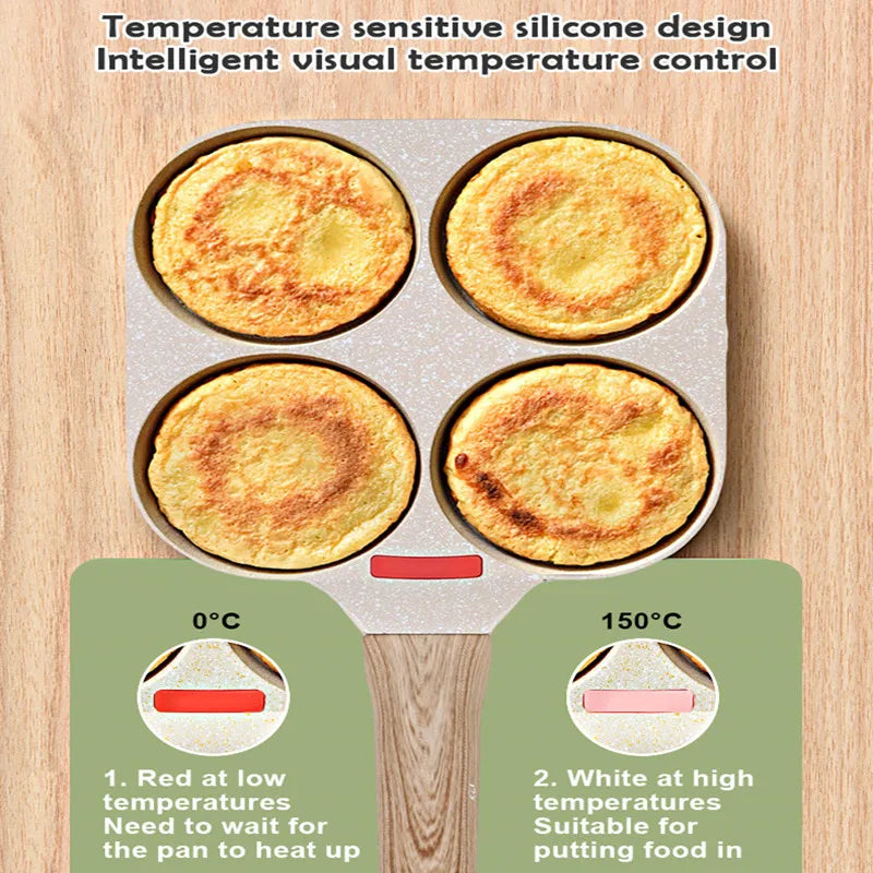 Four-Hole Egg Pancake Frying Pan - Image 3