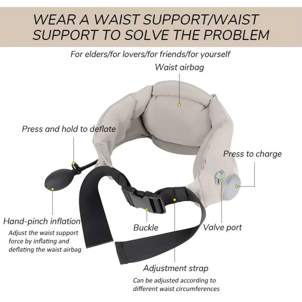 Inflatable Lumbar Support Pillow - Image 4