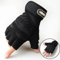 Weight Lifting Wristband Gloves - Black