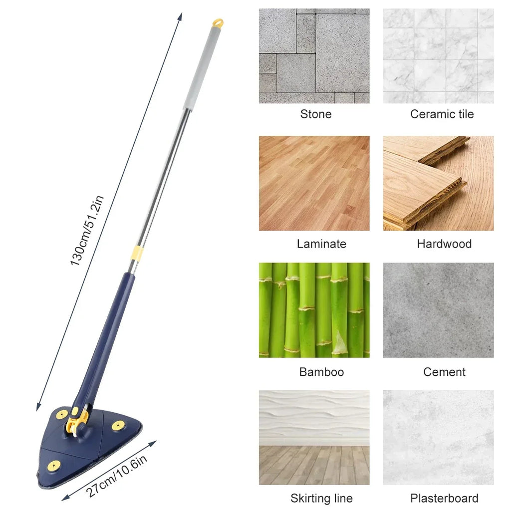 Telescopic Triangle Mop 360° Rotatable - Image 9