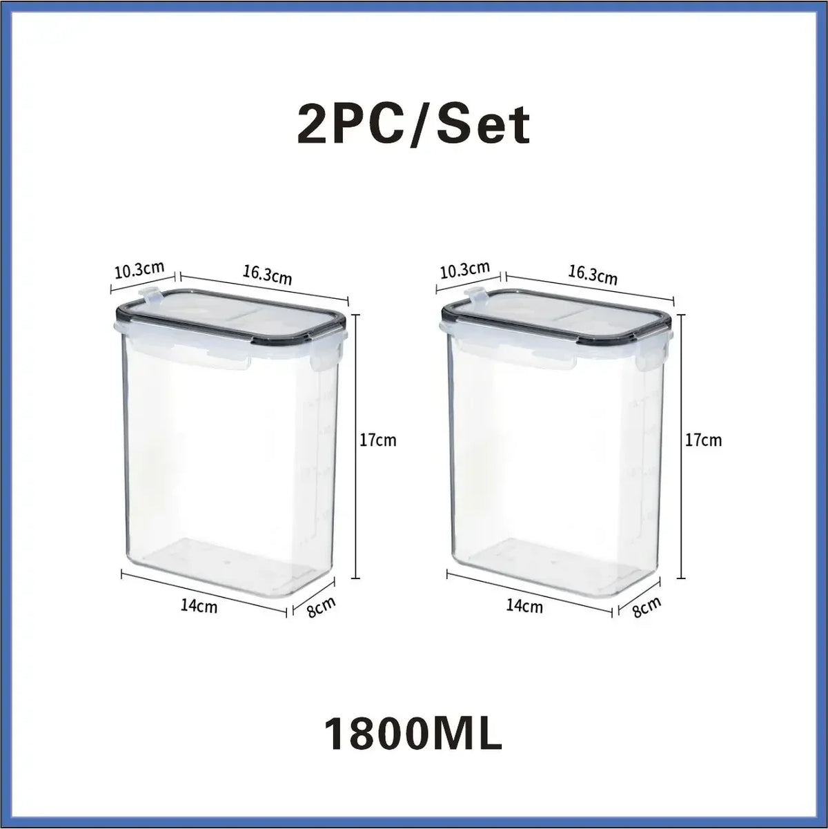 Stackable Food Storage Containers with Lids - Image 9