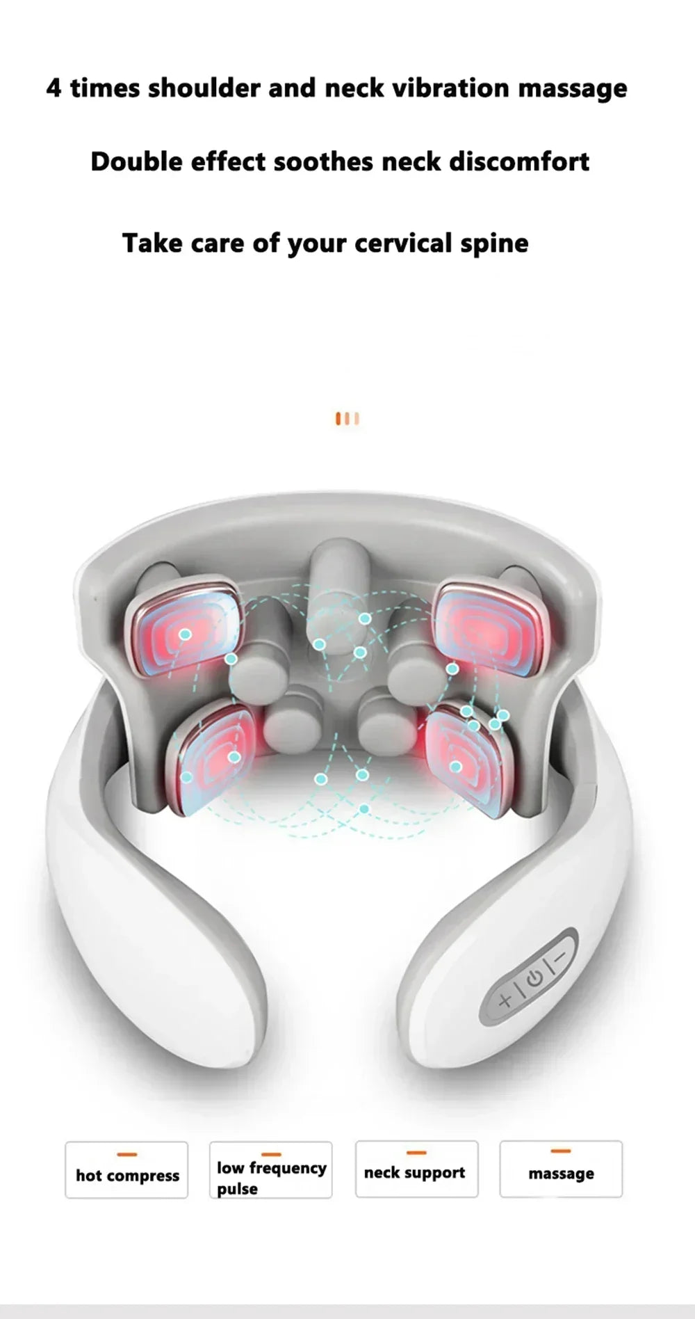 Heat Vibration Neck Massager - Image 13