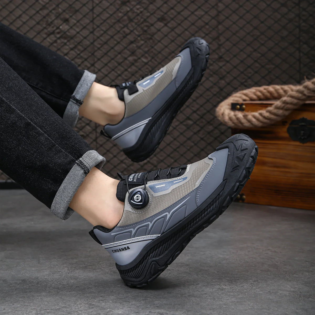 Breathable Non-Slip Trail Men's Hiking Shoes - Image 6