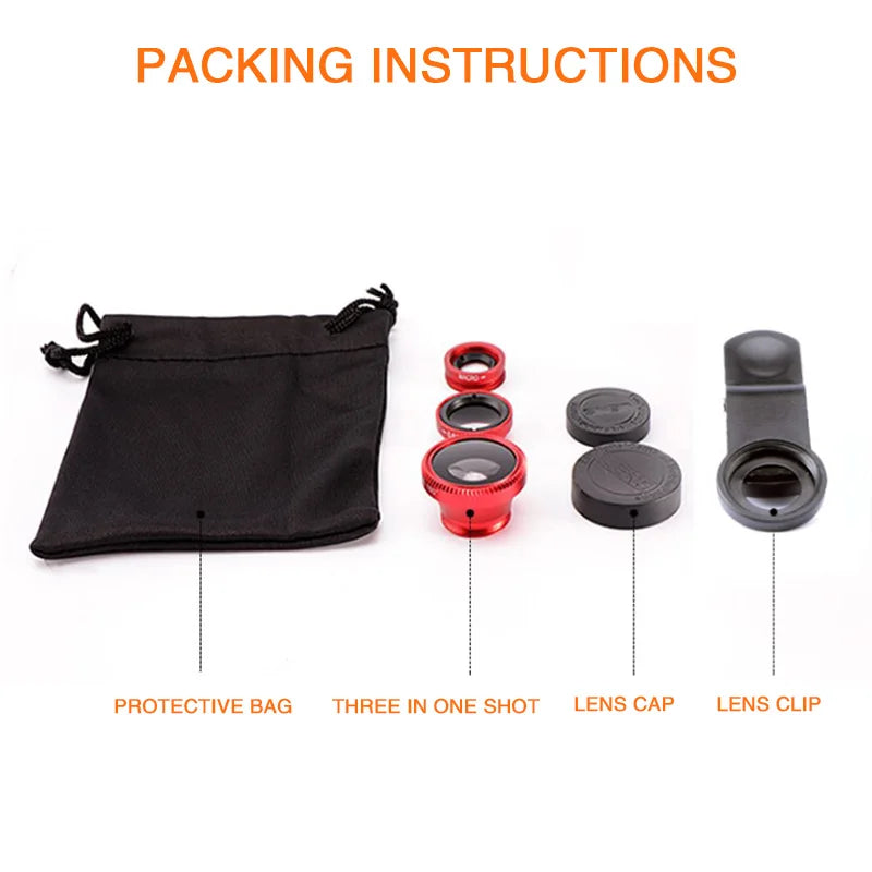 3-in-1 Smartphone Camera Lens Kit - Image 6