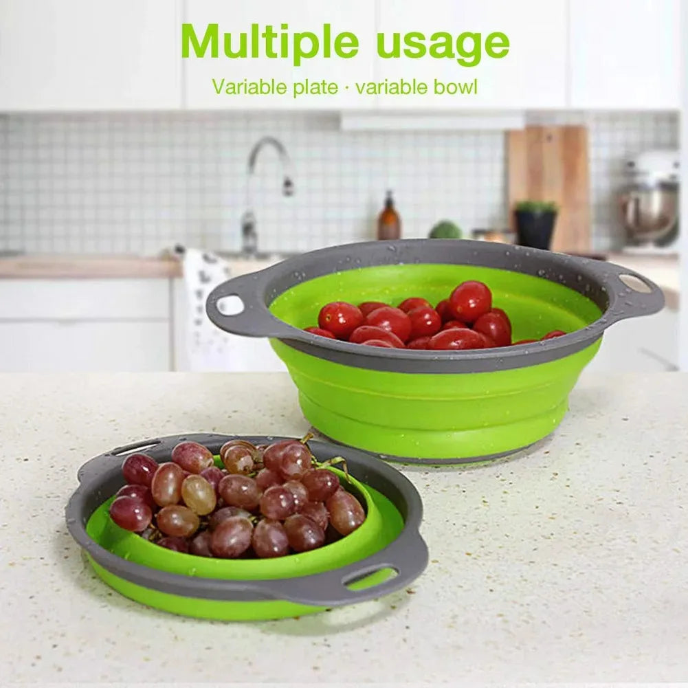 Silicone Folding Drain Basket - Image 3