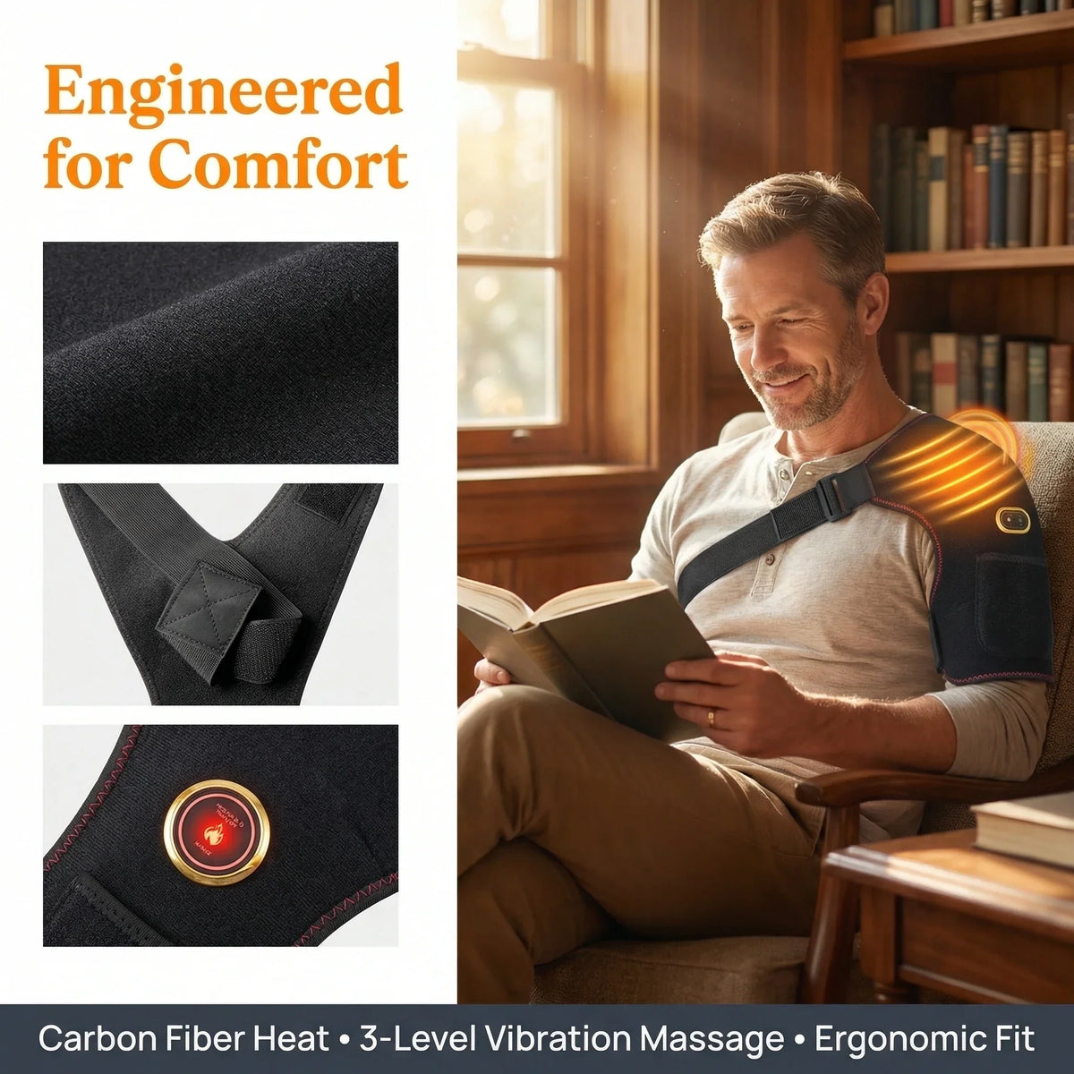 Rechargeable Shoulder Heat Wrap - Image 2
