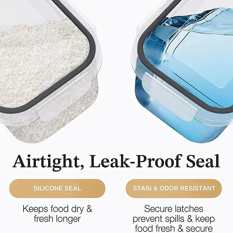 5Pcs Food Storage Containers with Lids - Image 2