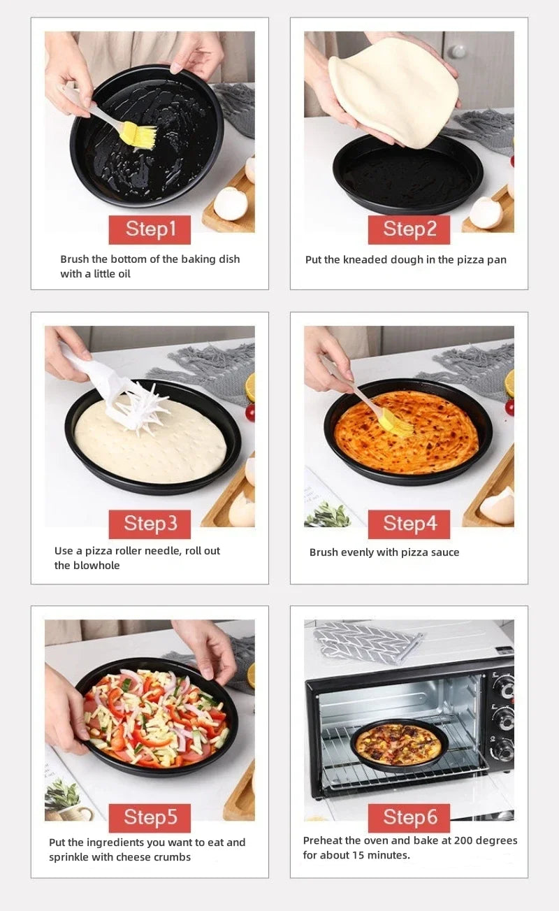 Nonstick Carbon Steel Pizza Pan – - Image 11