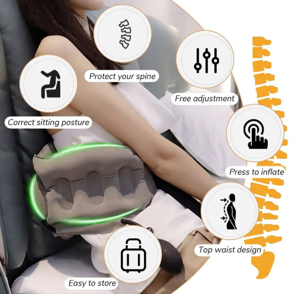 Inflatable Lumbar Support Pillow - Image 3