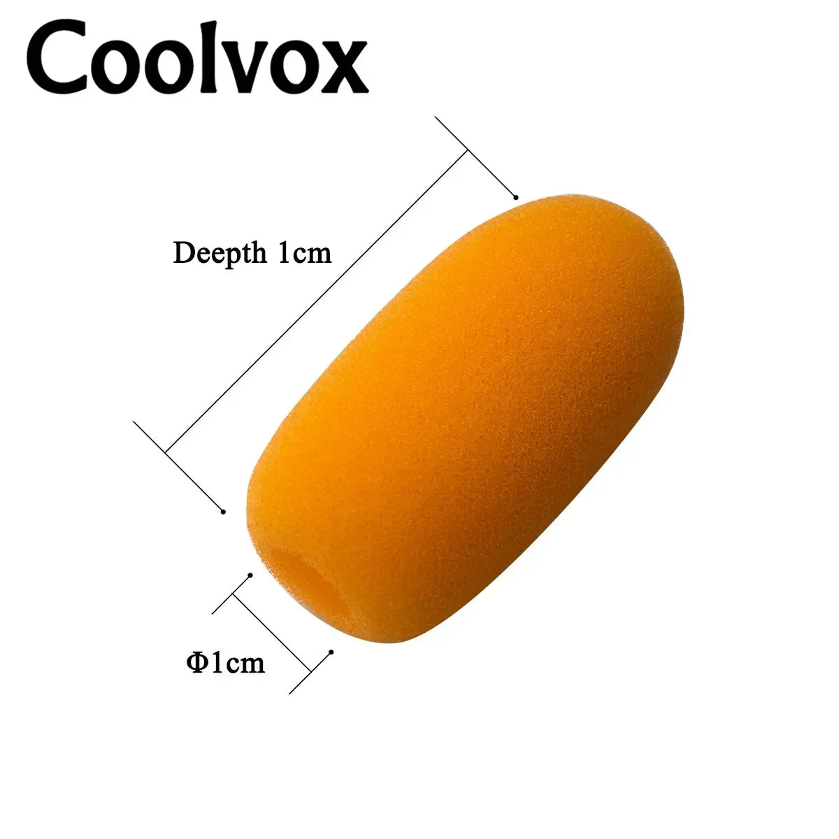 5pcs Wired & Wireless Conference Microphone Foam Windscreen Covers - 5pcs orange