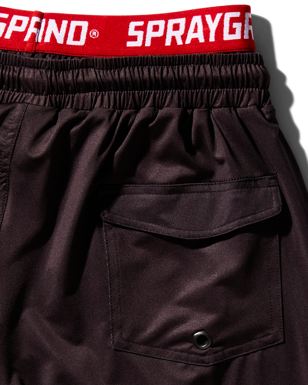 Patch All-In Corto Swim Trunks (Black) - Image 3