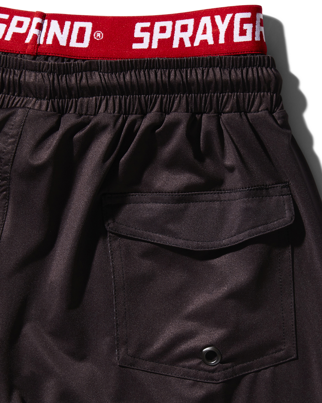 Patch All-In Corto Swim Trunks (Black) - Image 3