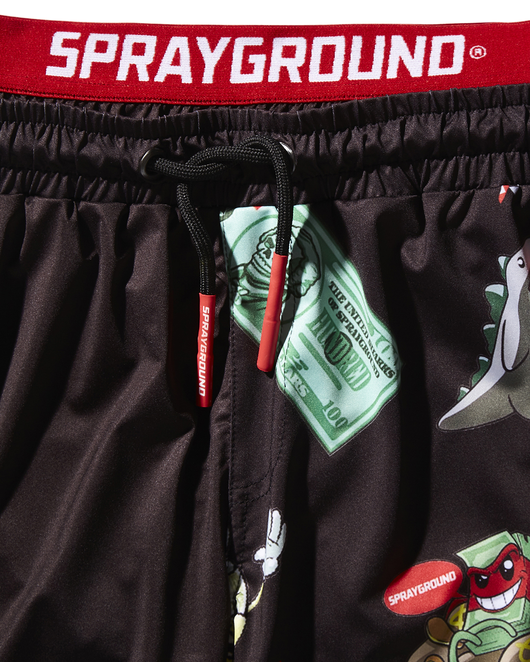 Kids Patch All-In Swim Trunks (Black) - Image 3
