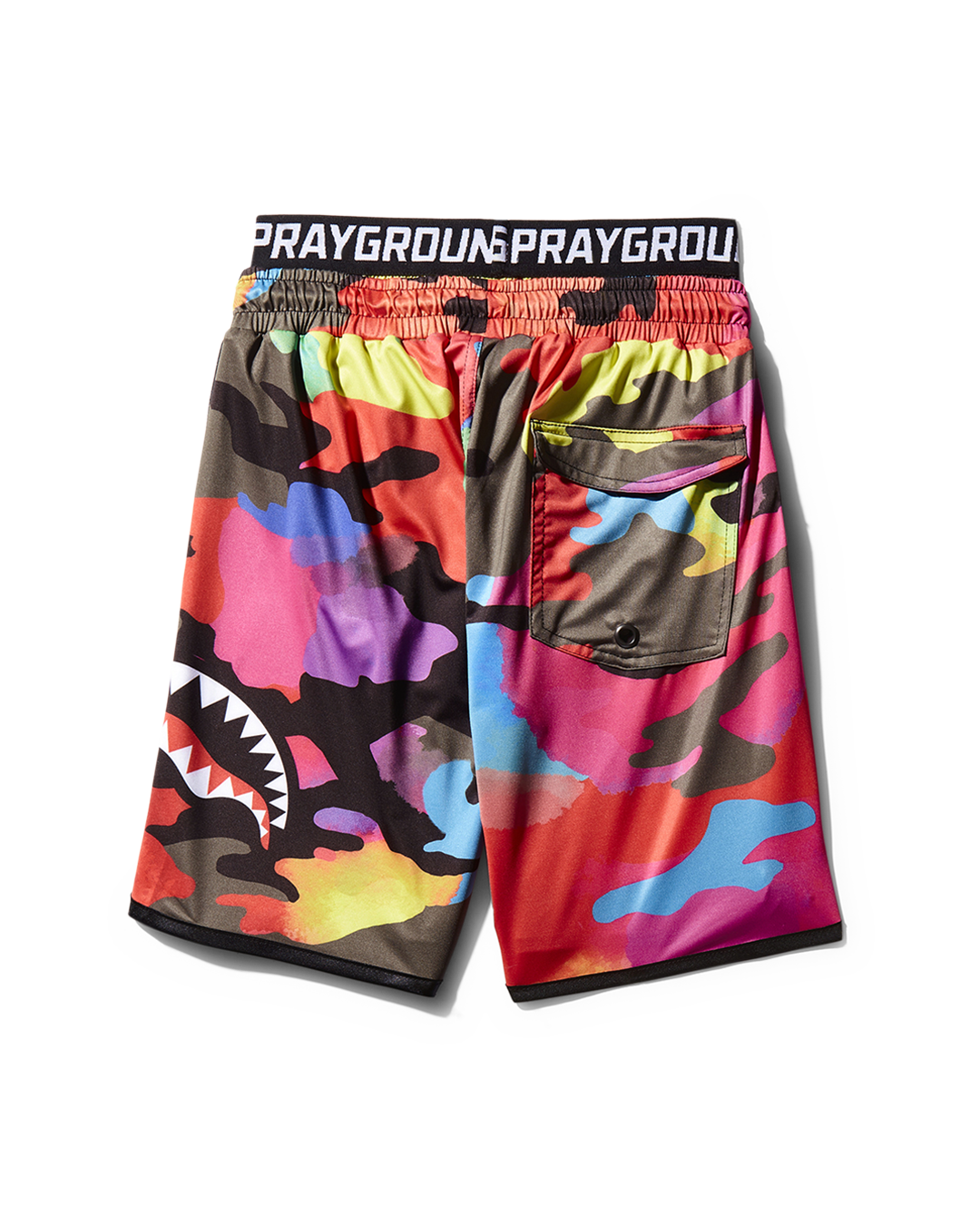 Kids Camoburst Swim Trunks - Image 2