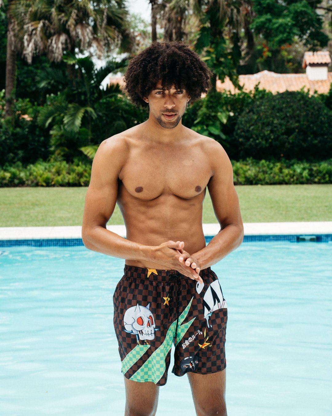 Wtf Shark Shoto Swim Trunks - Image 4