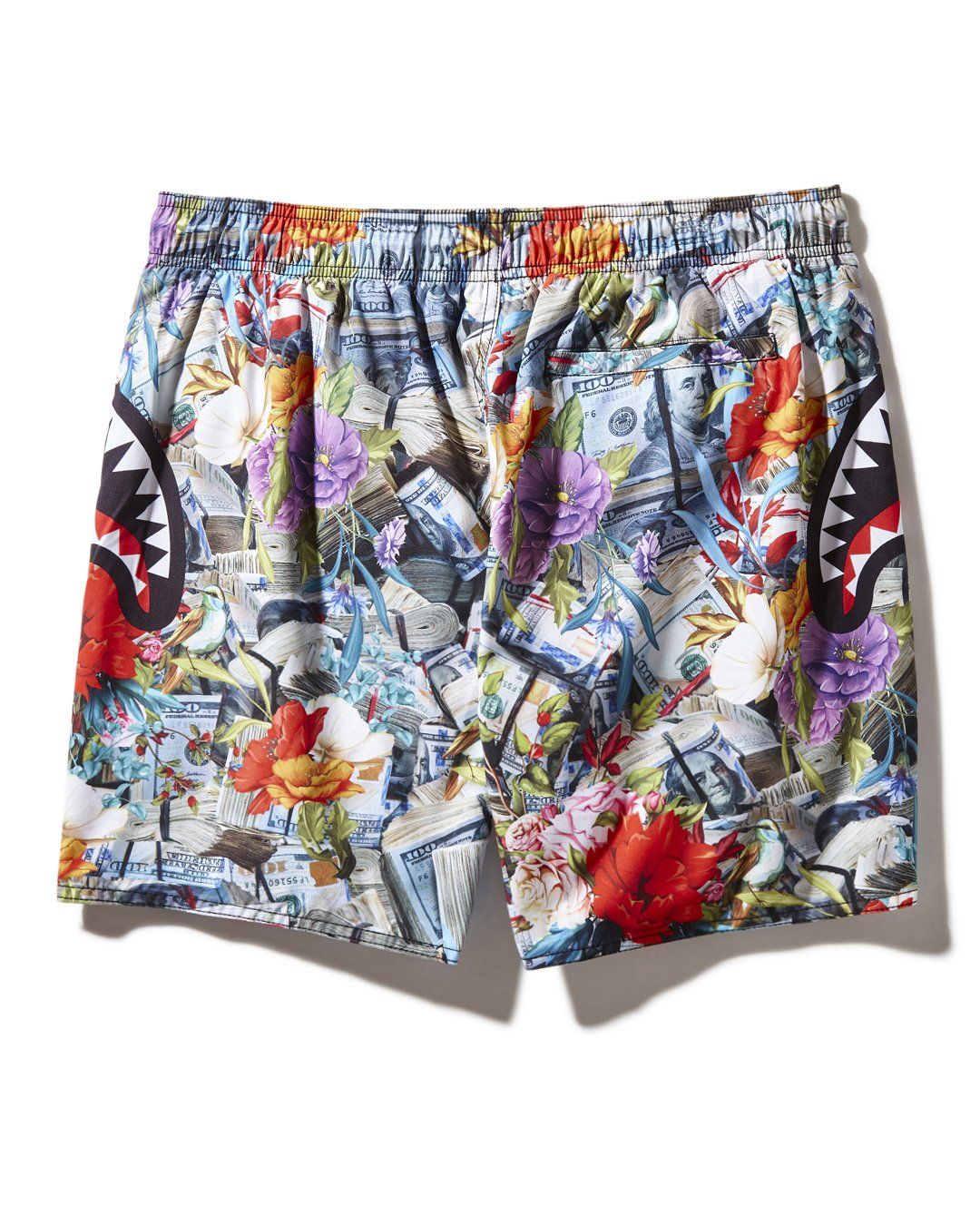 Floral Money Shoto Swim Trunks - Image 3