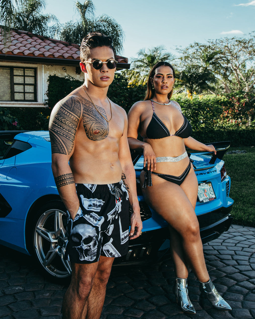 Money Night Shoto Swim Trunks - Image 9