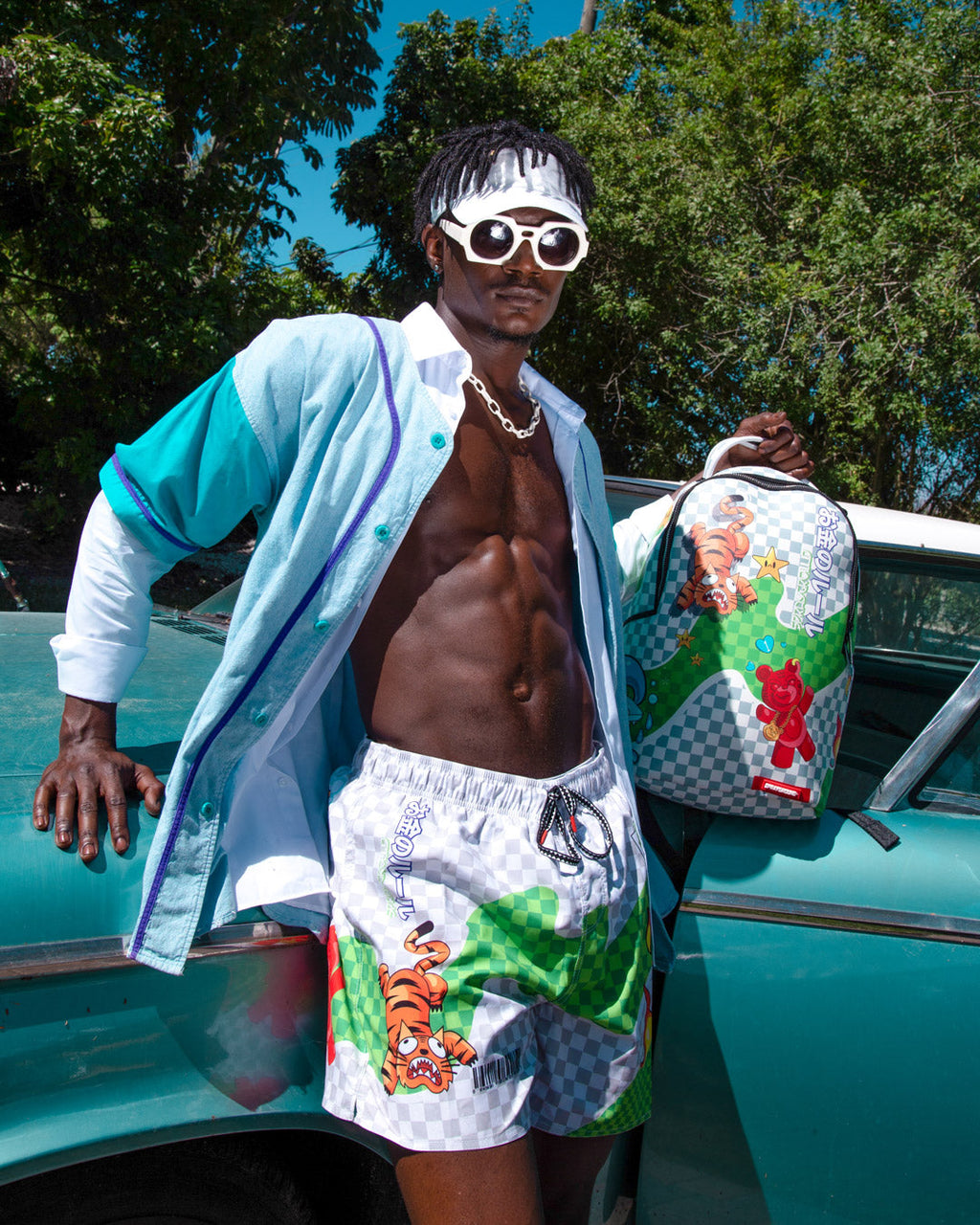 Wtf Art Shoto Swim Trunks - Image 8