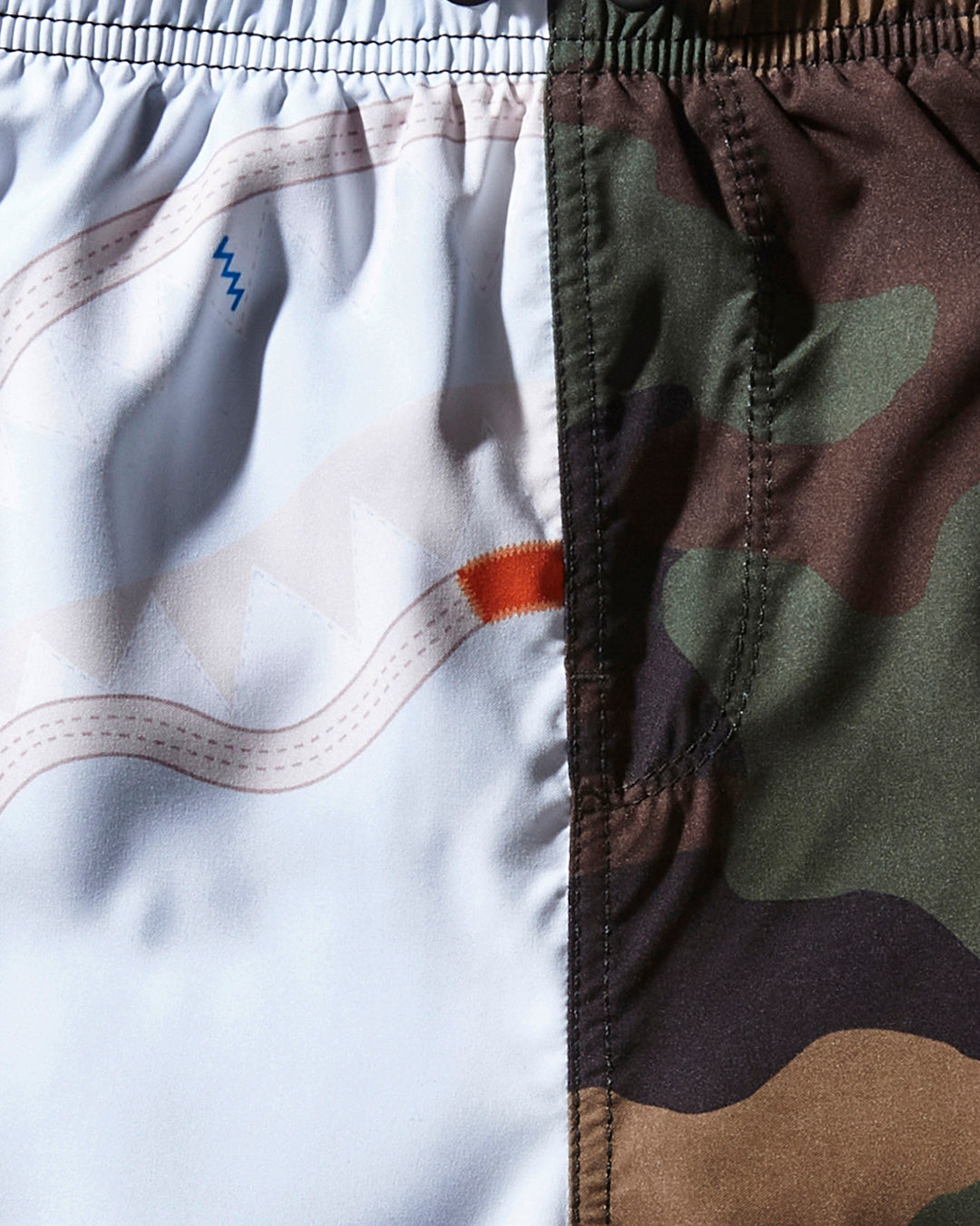 Split Bite Camo Shoto Swim Trunks - Image 6