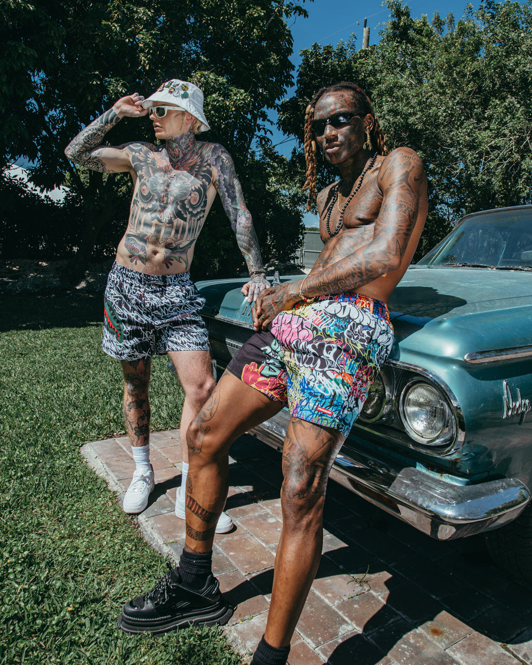 Half Graff Shoto Swim Trunks - Image 3