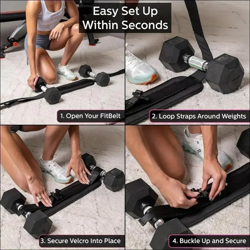 Adjustable Weighted Waist Belt - Image 6