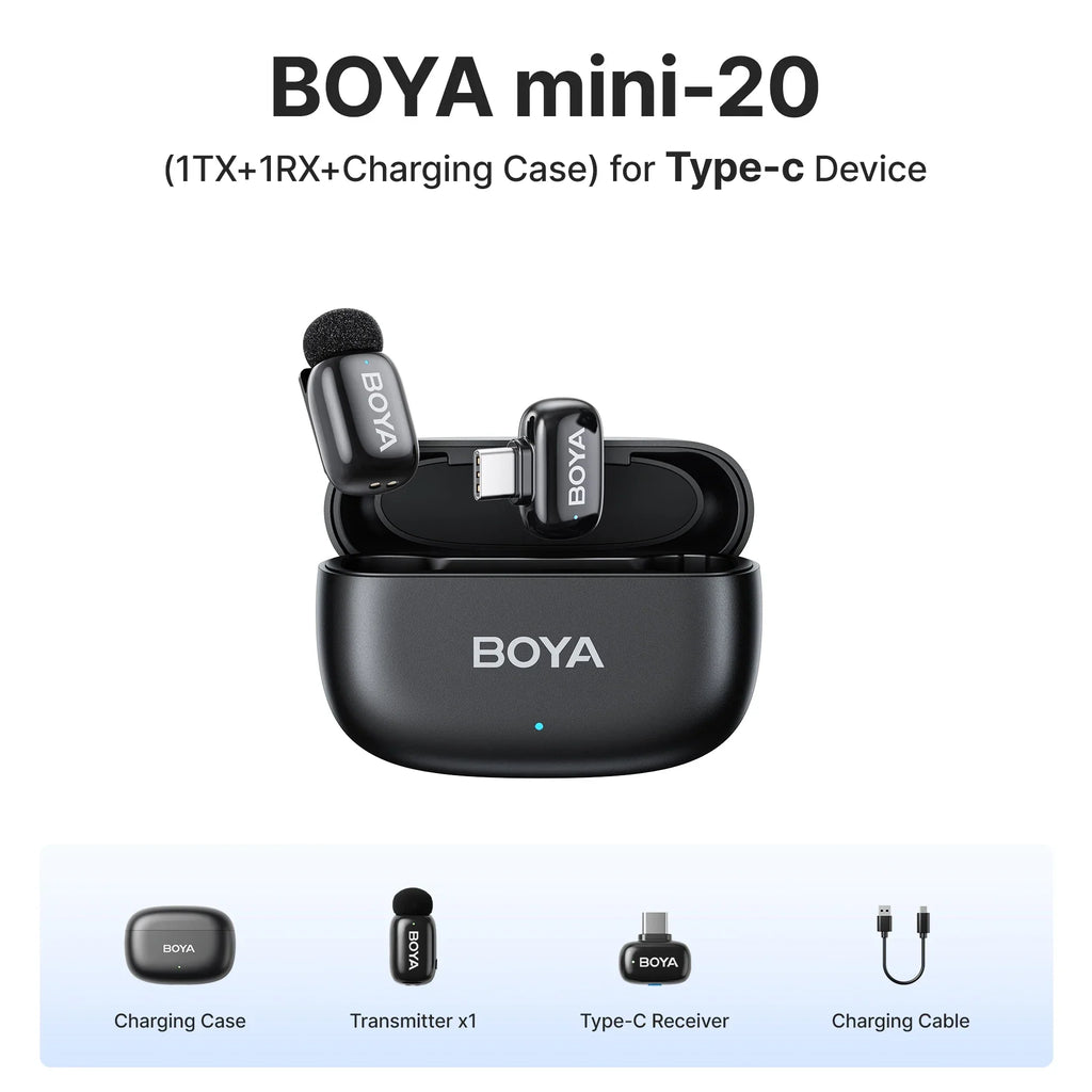 BOYA Mini Wireless Lavalier Lapel Microphone - Image 11